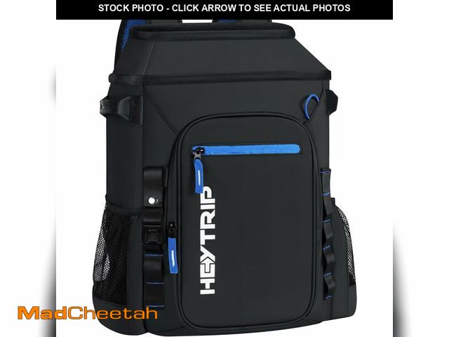 Lot 74-14268071 - Heytrip Cooler Backpack 36 Cans Insulated Cooler Bag, Keep Freeze for 20 Hours, Waterproof &amp; Lea...