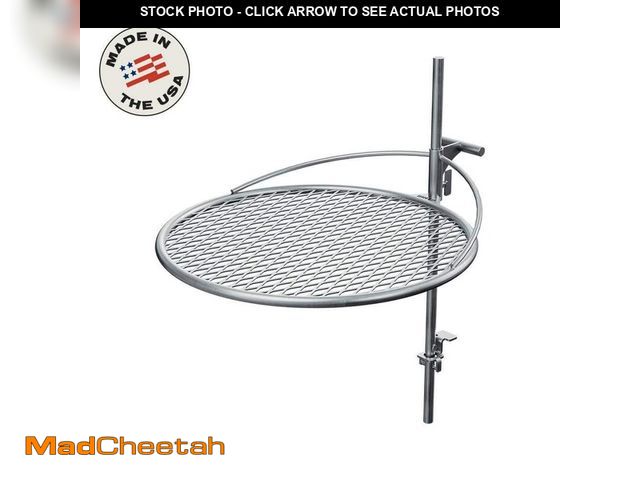 Lot 74-12584561 - Breeo Outpost Portable Fire Ring Grill 24 - Premium Stainless Steel - Adjustable Height and 360Ãâ...