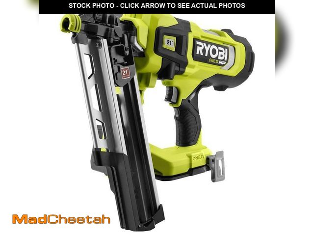 Lot 74-12791052 - RYOBI ONE+ HP 18V Brushless Cordless AirStrike 21ÃÂ° Framing Nailer (Tool Only) - UNUSED