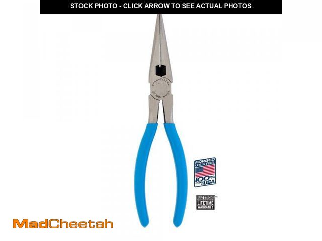 Lot 74-12511275 - Channellock 8 in. Long Nose Pliers - UNUSED
