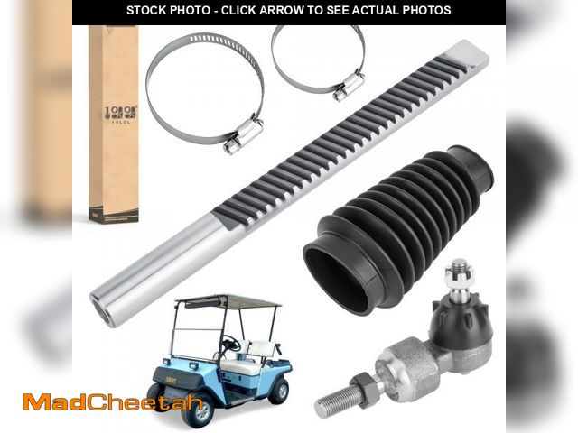 Lot 74-12302109 - 10L0L Golf Cart Steering Rack &amp; Rod Kit Compatible with EZGO Marathon 1971-1994 Models, Ball Joi...