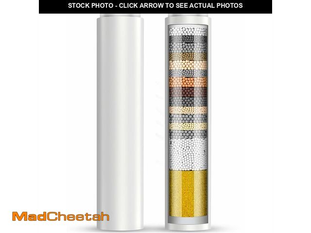 Lot 74-12875328 - Cobbe 2 Pack Replacement Filters for Handheld Shower Head - Water Softener Filters Beads for Hard Wa...