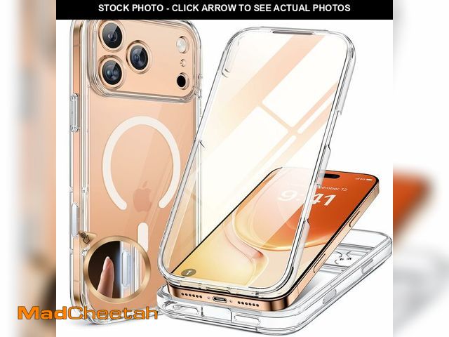 Lot 74-14383021 - Miracase for iPhone 17 Pro Max Case 6.9" Full-Body Phone Case with Built-in Glass Screen Protector&a...