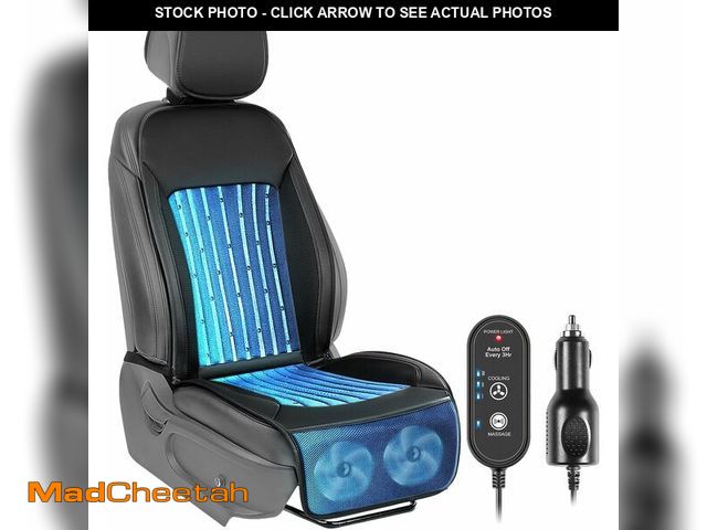 Lot 74-14215559 - Ymcud Car Seat Cover Front Seat,Seat Cooler, Cooling Seat Cushion for Cars with 3 Modes, Quiet, Fits...
