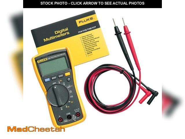 Lot 74-12102817 - Fluke 115 True Rms Digital Multimeter Cat Iii 600 V Safety Rated - All - UNUSED