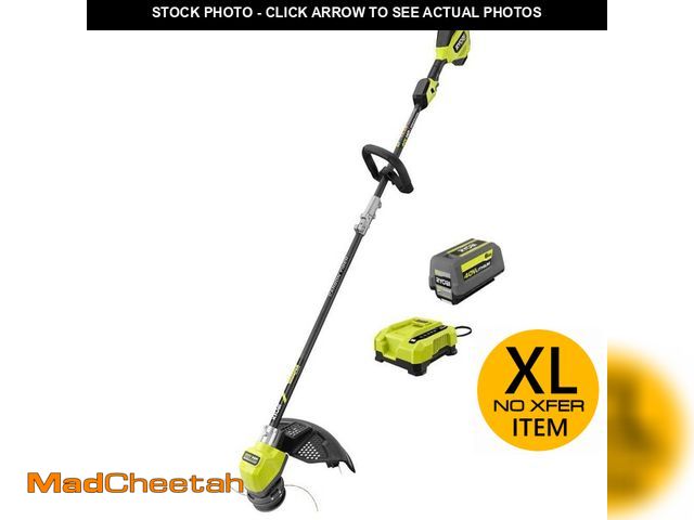 Lot 74-14306851 - 40V HP Brushless Whisper Series 17 in. Cordless Battery Carbon Fiber Shaft String Trimmer (Tool-Only...