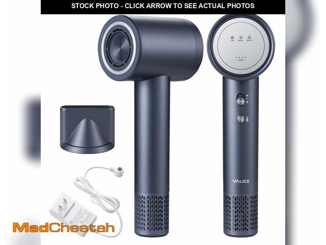 Lot 74-13620864 - 15000mAh Cordless Hair Dryer Rechargeable with Digital Screen, Travel Hair Dryer with Magnetic Nozzl...