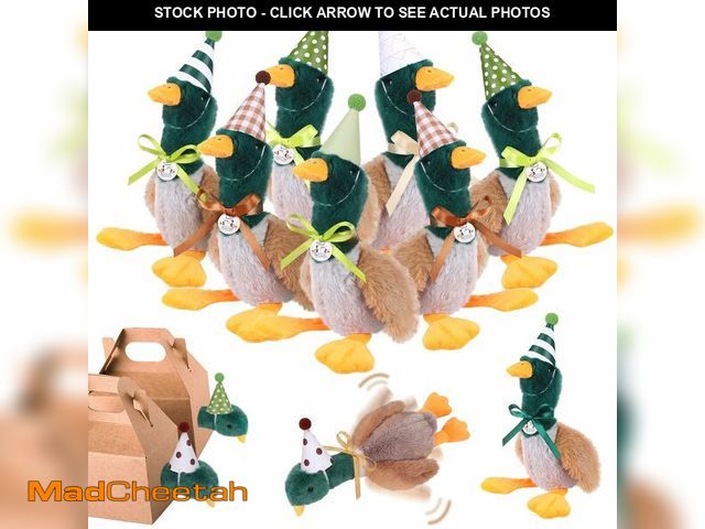 Lot 74-14214117 - Tasdurian 12 Set Mallard Duck Stuffed Animals One Lucky Duck First Birthday Decoration Fluffy Mallar...