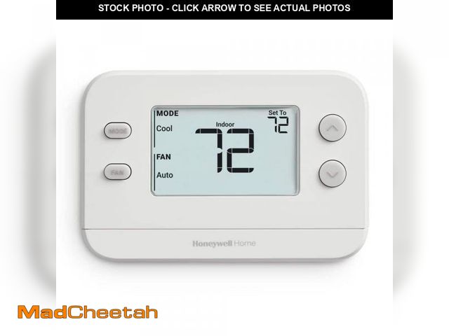 Lot 74-12086347 - Honeywell Home X1N Non-Programmable Thermostat, Single-Stage, 1-Heat/1-Cool - UNUSED
