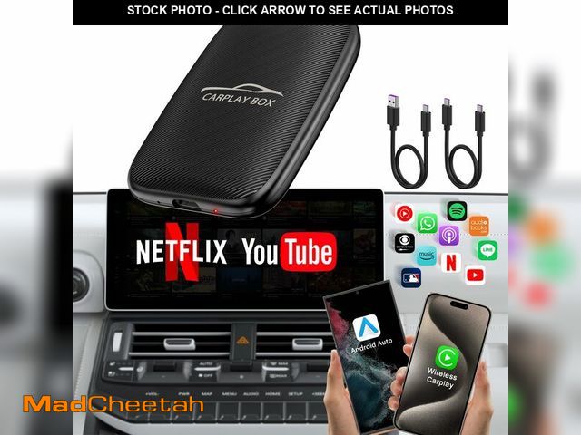 Lot 74-14055629 - 2025 Upgraded Wireless CarPlay and Android Auto Adapter -Built in YouTube Support TF Card,Magic Car ...