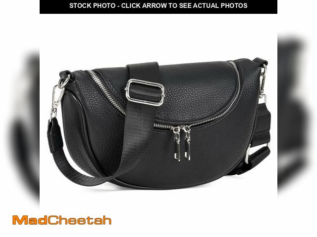 Lot 74-13625081 - GAEKEAO Crossbody Bags for women Fashion Sling Purse Shoulder Bag Funny Pack Vegan Leather Chest Bel...