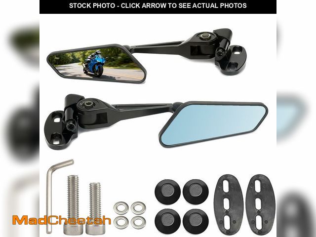 Lot 74-14334708 - GTYKMY Motorcycle Mirrors Wing Adjustable Rearview Mirror for Suzuki GSXR 600 750 1000 Yamaha YZF R1...
