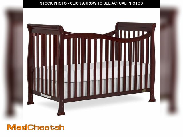 Lot 74-12819414 - Dream On Me Violet 7-in-1 Convertible Full-Size Baby Crib with Toddler, Day &amp; Full Bed Conversio...