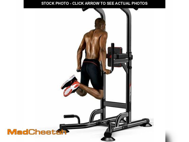 Lot 74-13070804 - JEMPET Dip Stand Power Tower-Pull Up Home Gym Height Adjustable Multi-Function Fitness Strength Trai...