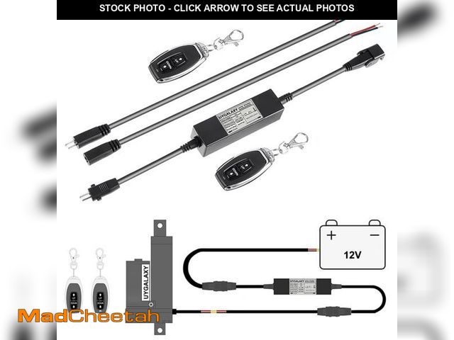 Lot 74-12314702 - UYGALAXY Linear Actuator Controller DC Motor 12V Momentary Switch Forward/Reverse with 2 PC Wireless...