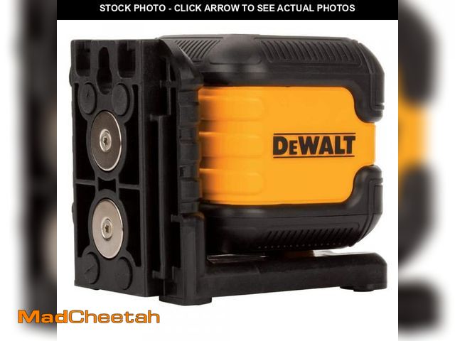 Lot 74-12484952 - (MISSING BATTERIES) DEWALT 55 ft. Green Self-Leveling Cross Line Laser Level with (2) AA Batteries &...