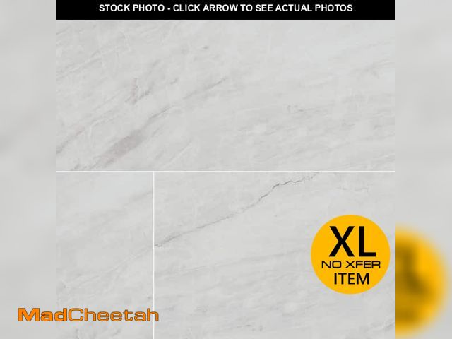 Lot 74-12872773 - (ONE TILE IS CRACKED) MSI Franrivers Gray Onyx Stone Look Polished Porcelain Tile 24 in. x 48 in., F...