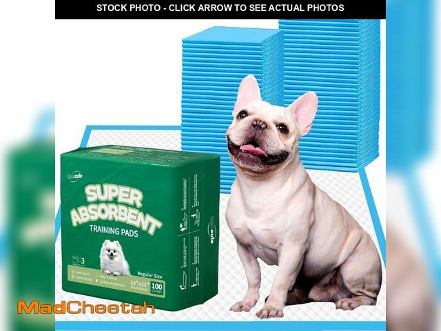 Lot 74-14268492 - IMMCUTE Puppy Pads 22"x23" 100 Count | 6-Layer Leak-Proof &amp; Super Absorbent Dog Training Pads | ...