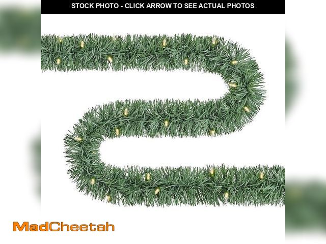 Lot 74-13051673 - 50 ft. LED Pre-Lit Roping Artificial Garland - UNUSED