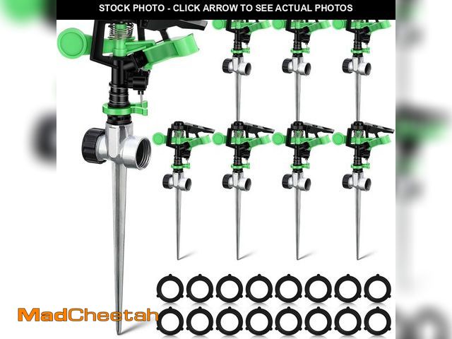 Lot 74-12978075 - Sprinklers for Yard Garden Sprinkler 360 Degree Automatic Rotating Lawn Sprinkler with Water Stop Ri...