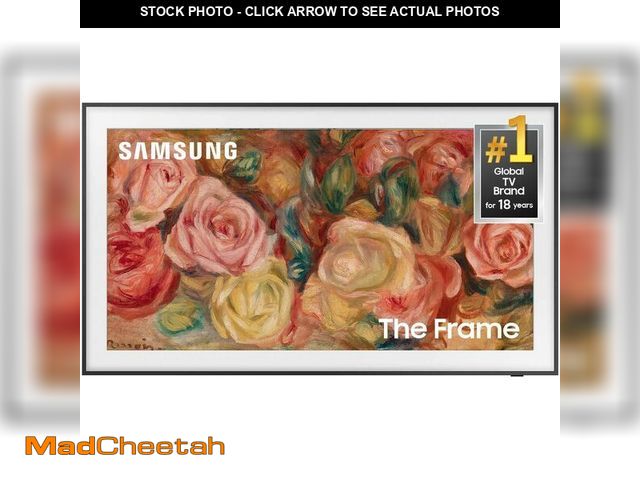 Lot 74-13071594 - SAMSUNG 65-Inch Class QLED 4K LS03D The Frame Series Quantum HDR Smart TV w/Dolby Atmos, Art Mode, A...