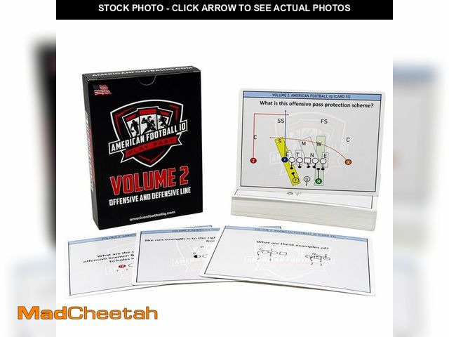 Lot 74-13621815 - American Football IQ American Football Training Flashcards Ã¢â¬â Volume 2: Offensive &amp; Defens...