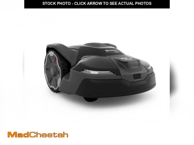 Lot 74-12202161 - Husqvarna 410iQ Automower Robotic Mower, 0.5 Acre Mowing Capacity, Wire Free Robot Lawn Mower with C...