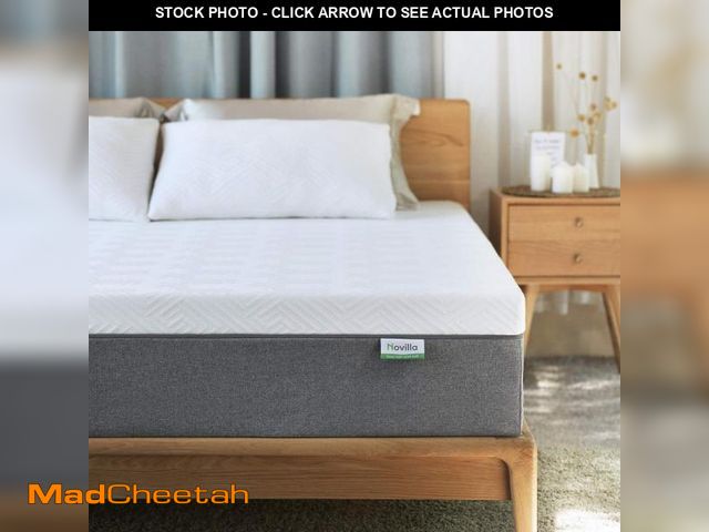 Lot 74-12396855 - Novilla Twin XL Mattress, 6-Inch Gel Memory Foam Mattress for Cool Night Sleep &amp; Pressure Relief...