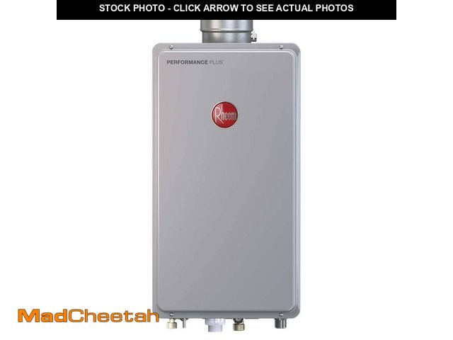 Lot 74-14222335 - Rheem Performance Plus 9.5 GPM Liquid Propane Indoor Smart Tankless Water Heater - USED