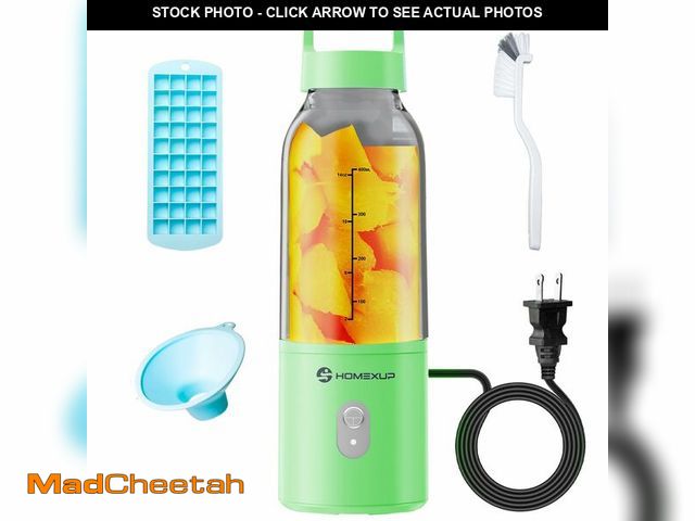 Lot 74-13964475 - Portable 14OZ JuicerÃ¯Â¼Å High-Powered at 175W for Smoothies, Ice Blending, Juicing, and Food Proce...