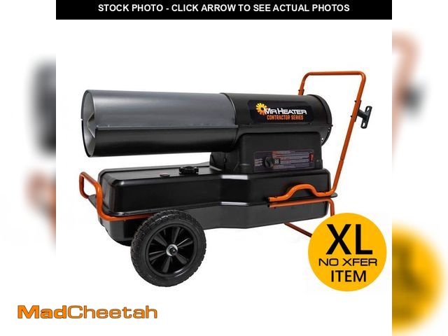 Lot 74-12692582 - *DUSTY* Mr. Heater 215k BTU Kerosene/Diesel FAK Heater (5,375 sq. ft. Heating Area) *DUSTY*  - USED