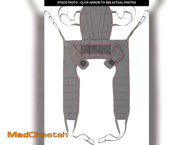 Lot 74-12287783 - Invacare Premier Dress Toileting High Sling for Patient Lifts, Polyester Fabric, Medium, 2478445,Bin...
