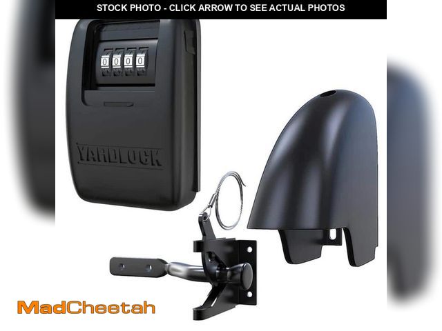 Lot 74-14373069 - YARDLOCK Keyless Gate Lock XLB Kit, Black - UNUSED