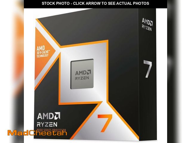 Lot 74-14590938 - AMD RYZEN 7 9800X3D 8-Core, 16-Thread Desktop Processor - USED