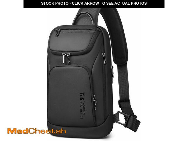 Lot 74-13844597 - hk Sling Bag for Man, Waterproof Utility Crossbody Bag with Anti-theft Pocket for Men, Sling Backpac...