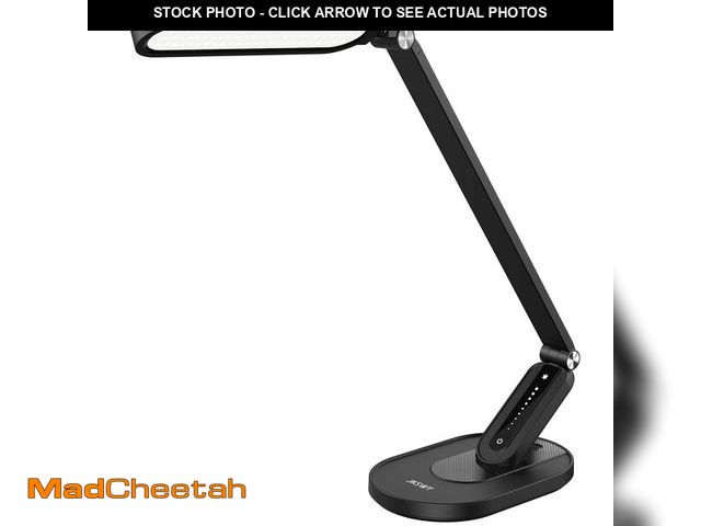 Lot 74-14149044 - JKSWT LED Desk Lamp, Eye-Caring Table Lamps Natural Light Protects Eyes Dimmable Office Lamp with 5 ...