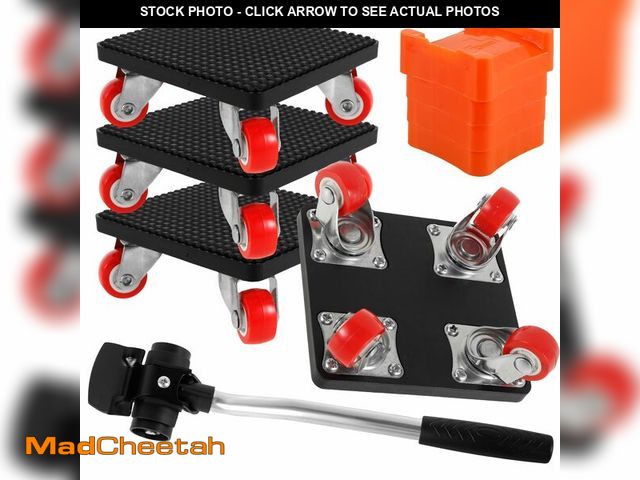 Lot 74-12697516 - 4 PCS Furniture Dolly Furniture Movers, 360ÃÂ° Rotation 4 Wheels Furniture Lift Mover Tool, 880 Lbs...