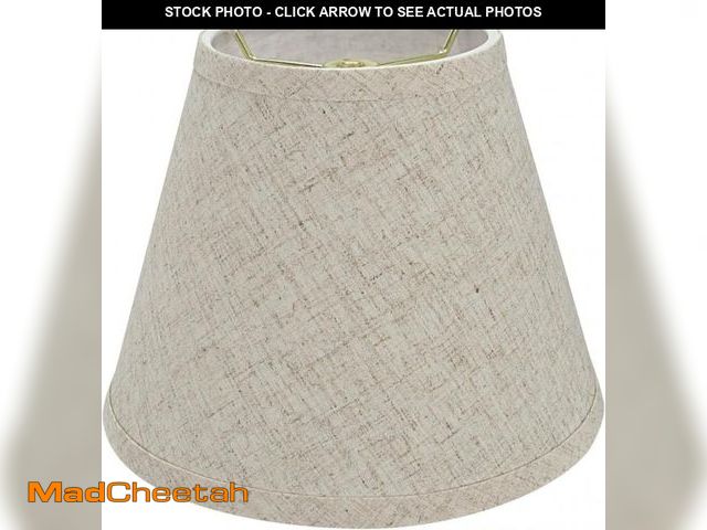Lot 74-12399517 - Aspen Creative 32426A, Transitional Hardback Empire Shaped Spider Construction Lamp Shade in Beige, ...