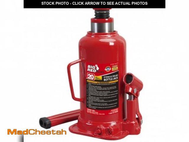 Lot 74-12141075 - Torin BIG RED 20 Ton Welded Hydraulic Bottle Jack - UNUSED