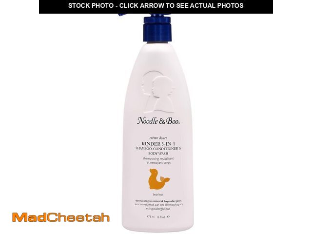 Lot 74-13628295 - Noodle &amp; Boo Kinder 3-in-1 Shampoo, Conditioner &amp; Body Wash for Baby, 16 Fl Oz. - USED