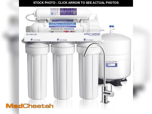 Lot 74-13038139 - APEC Water Systems Reverse Osmosis 50 GPD Alkaline Water Filtration System - UNUSED