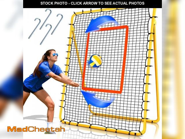 Lot 74-12512253 - ?FITPLAY 7x4 FT Volleyball Rebounder Net, 5 Adjustable Rebound Angles Volleyball Training Equipment ...