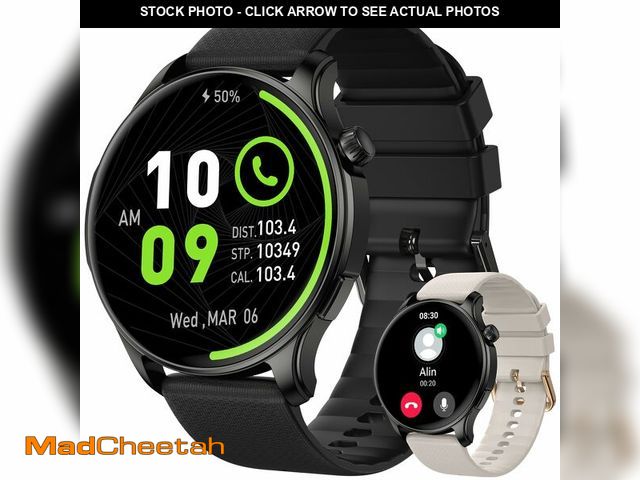 Lot 74-12717177 - Smart Watch for Men Women Fitness: Waterproof Make/Answer Call Smart Watches for Men Digital Mens Wa...