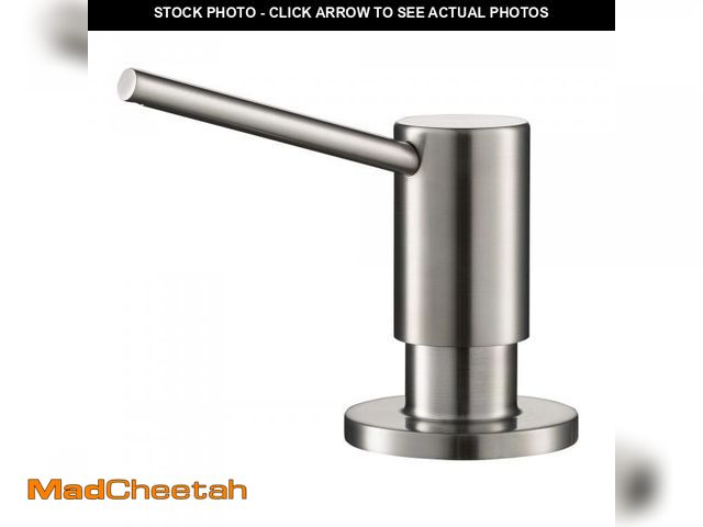 Lot 74-12217554 - KRAUS Kitchen Soap and Lotion Dispenser in Spot Free Stainless Steel, KSD-43SFS - USED