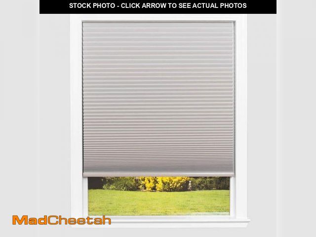 Lot 74-12409761 - Redi Shade No Tools Easy Lift Trim-at-Home Cordless Cellular Blackout Fabric Shade Natural, 30 in. W...
