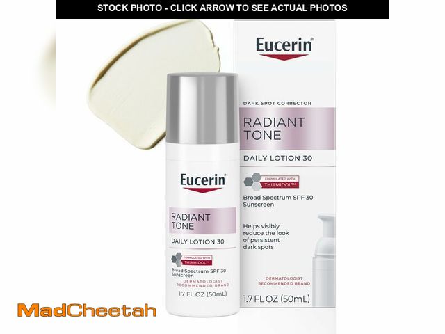 Lot 74-14380175 - Eucerin Radiant Tone Daily Face Lotion with SPF 30, Dark Spot Corrector with Thiamidol, Face Moistur...