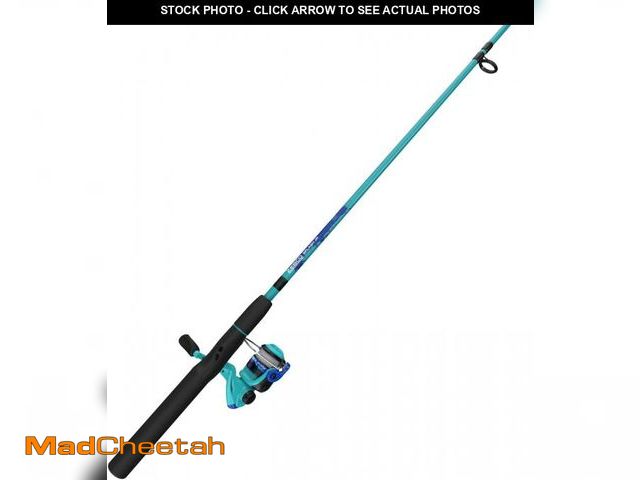 Lot 74-12138163 - Zebco Splash Junior Fishing Reel and Rod Combo, 4'0" Durable Fiberglass Rod, 2-Piece Tangle-Free Des...