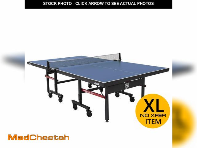 Lot 74-12785235 - (MISSING HARDWARE) STIGA Advantage Series Ping Pong Tables - 13, 15, 19, and 25mm Tabletops - Quickp...