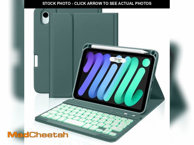 Lot 74-13989505 - Cousper for iPad Mini 7 Keyboard Case A17 Pro 2024/iPad Mini 6 Generation Case with Keyboard 2021 8....