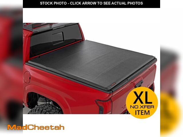 Lot 74-12819345 - Rough Country Soft Roll Up Truck Bed Tonneau Cover for Toyota Tacoma (2024-2025) - Fits 5' (60") Bed...